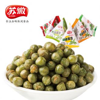 苏微休闲食品  青豆500g