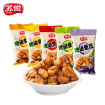 苏微休闲食品地道蚕豆116g*10袋