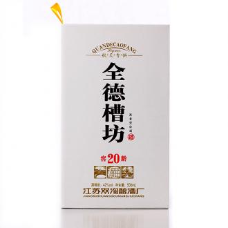 全德坊42度浓香型白酒 500ml/瓶 整箱装