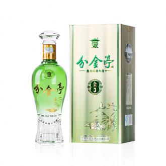 分金亭 浓香型白酒 分金亭·金3整箱装500ml*6